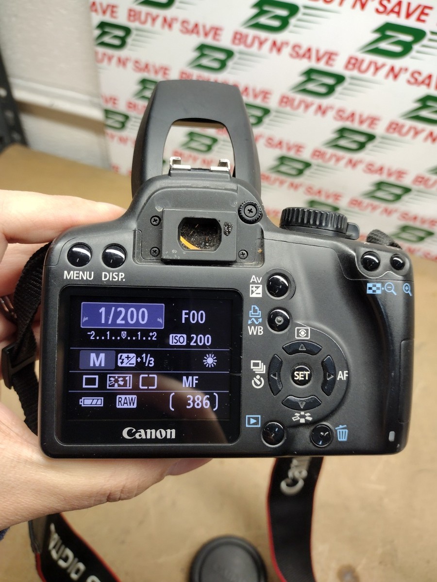 Canon EOS Rebel XS Camera DS126191 w/ 4GB Crd (No Bttry, No Chrgr