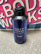 Bath & Body Works Deep Ocean Men's Body Spray Mist Cologne 3.7 oz New