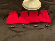 BRAND NEW Christian Louboutin Replacement Black Heel 10mm Caps Protector Tips