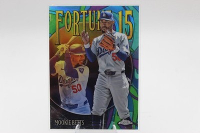 2025 Topps Chrome Mookie Betts Fortune 15 #F15-5 Dodgers | eBay