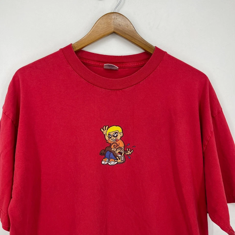 Vintage You'll Go Blind Skateboard T-Shirt Men's Size XL Red Alstyle Apparel Y2K - Image 2 of 4
