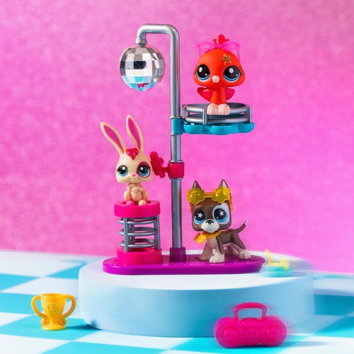 Littlest Pet Shop - Disco Nights Play Pack, Gen 7 Auténtico LPS Bobble Head T... - Imagen 5 de 9