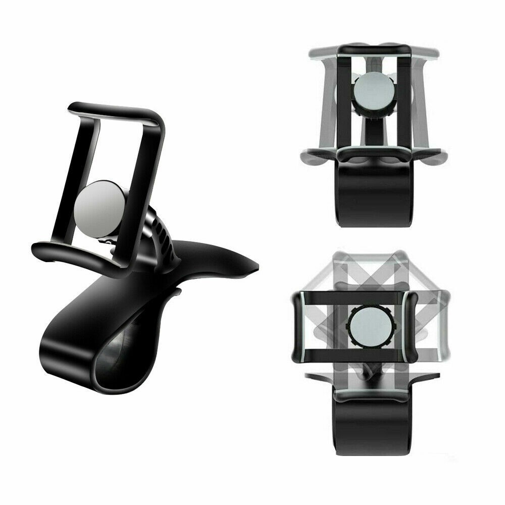 Black Car Dashboard Holder HUD Mount Clip Accessories For Mobile Phone GPS