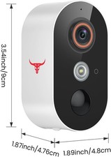 Pack Wireless Security Camera System Smart Night Vision Outdoor WiFi Cameras 2