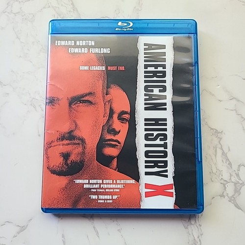 American History X 1998 Blu-ray Edward Norton, Furlong, Excellent Condition