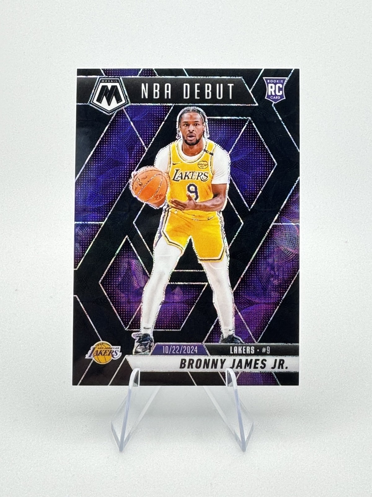 2024 - 2025 Mosaic International Bronny James NBA Debut Black 1/1