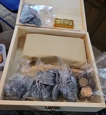 Mczxon Teaching Math Toys For Boys/girls. Money In A Wooden Box. New