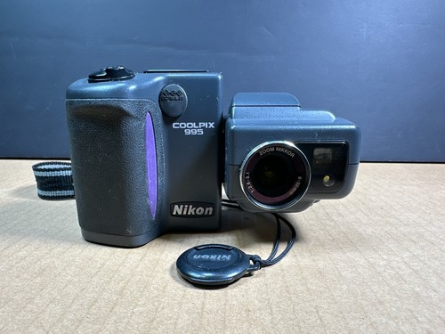 Nikon Coolpix 995 fotocamera digitale, nero {3,34 MP} (solo fotocamera) spedizione veloce!!! - Foto 4 di 13