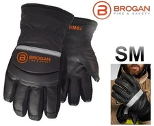 Brogan Fire & Safety Gloves With Heat Protection Reflective Strip - Size Small