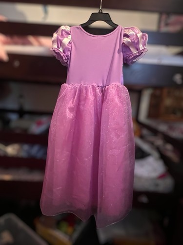 Disney Collection Rapunzel Roleplay Girls Dress Up Costume Size 7-8 - Picture 2 of 4