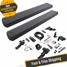 Go Rhino 20450674PC E1 Electric Running Boards for 2018-2024 Jeep Wrangler JLU