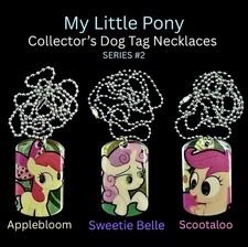 My Little Pony Series 2 FIM Dog Tag Necklace Lot 14, 12, 13 2015 NEW