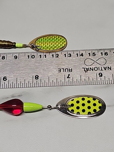6 Angelköder French Blade Spin Bait Handarbeit hochwertige Materialien. - Bild 8 von 12