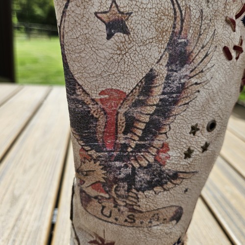 DOUBLE D By Old Gringo Liberty And Justice Womens Boots Cowboy Western Sz 7.5 B - Picture 13 of 21