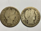 1901-O, 1902-S Barber Half Dollars, Lot of 2, key dates, silver