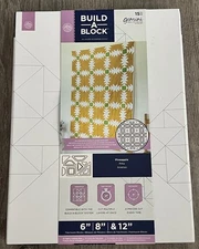 Build A Block Gemini Fabric Cutting Dies 15 Pieces Pineapple Quilting