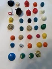 Playmobil Geobra Vintage People Hats - Lot of 34 Hats - Caps, Helmets Viking