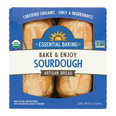 Essential Baking Organic Sourdough Bread, 2 ct