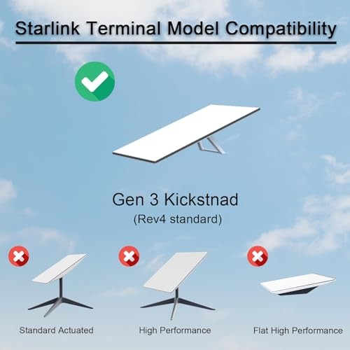Starlink Gen 3 Mount, Starlink Mounting Kit Gen 3, Heavy Duty Starlink Long - Picture 11 of 12