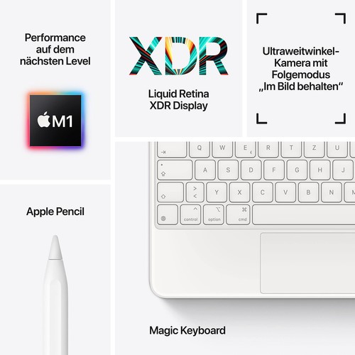 Apple iPad Pro (2021) - 12.9 inch - WiFi + 5G - 128GB - Zilver - Afbeelding 5 van 7
