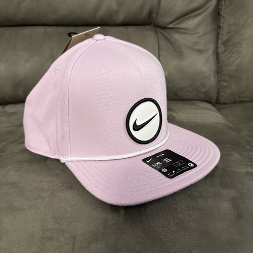 NUEVO CON ETIQUETAS Gorra Estructurada Nike Pro Adulto Rosa Snapback Dri Fit Gorra de Golf Talla L/XL - Imagen 4 de 5