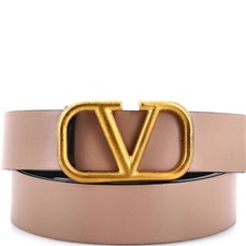 Valentino Garavani VLogo Reversible Belt Leather Wide