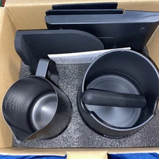 Kaffe 4-Piece Espresso Tool Kit - Scale, Knock Box, Pitcher, Tamping Mat (New)