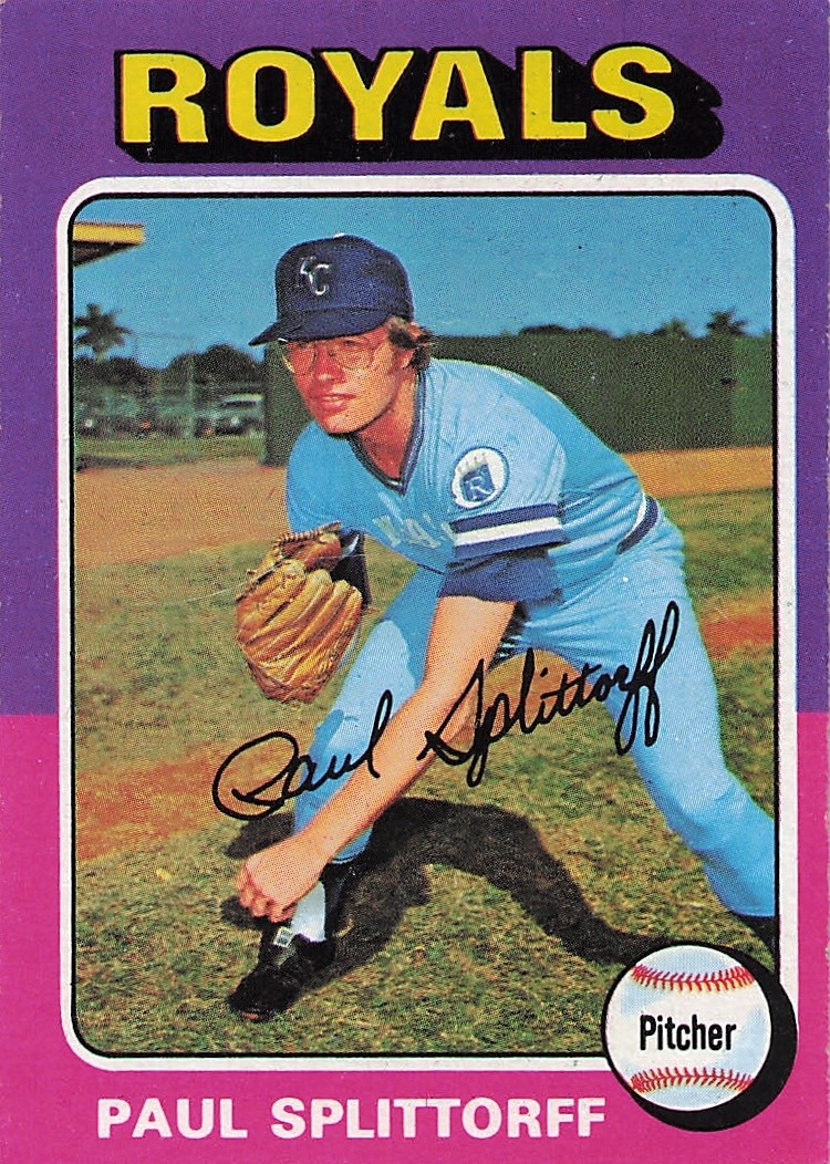 1975 Topps #340 Paul Splittorff  EX