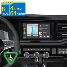 9"4+64GB Android 15 Autoradio CarPlay GPS Navi 8 Core für VW T6.1 Transporter