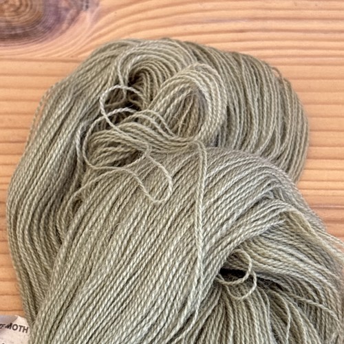 3 HKS DMC BRODER MEDICIS VIRGIN WOOL THREADS: 8426 Blue, 8405 Green, 8846 Tan - Picture 5 of 7