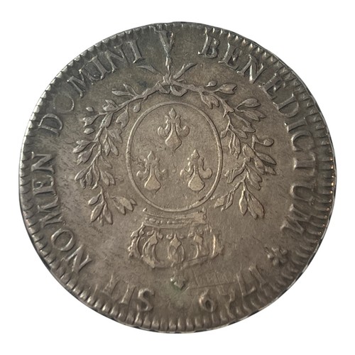 1769 A Paris FRANCE Silver Ecu DAV-1331 Louis XV NGC XF45 Slab Crack 1A - Picture 4 of 4