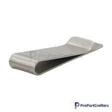 Stainless Steel Money Clip Pocket Holder Silver Metal Wallet Credit Card Holder