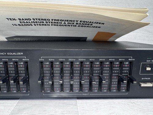 Realistic 31-9080 Stereo Ten Band Stereo Frequency Equaliser (Working) - Picture 7 of 14