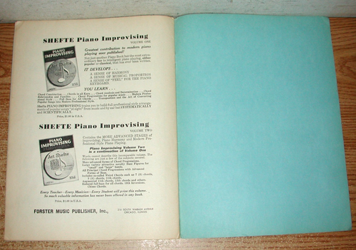 VINTAGE 1925 UP-TO-THE-MINUTE JAZZ BREAKS TRICKS, BLUES PIANO BOOK BY ART SHEFTE - Picture 6 of 6