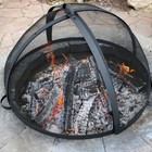 22 in Easy Access Steel Fire Pit Spark Screen by Sunnydaze