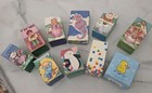 Vintage Lot Of 10 Mini Nursery Rhyme Sea Horse & Other Mini Soaps Avon Nos