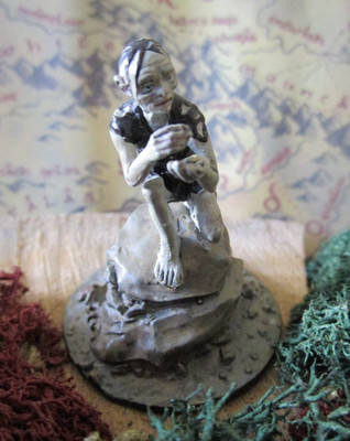 Herr der Ringe De Agostini Sammelfiguren 96 Gollum im Nebelgebirge * + Heft