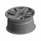 Polaris Rear Rim, Matte Black, Genuine OEM Part 1522530-458, Qty 1