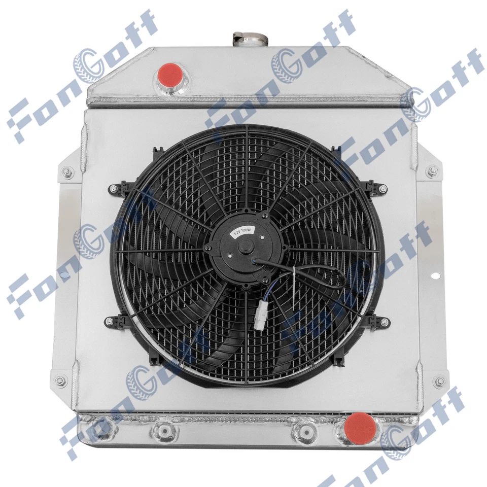 3 Rows Radiator Shroud Fan For 1949-1953 Ford Country Squire Sedan Consul CARS - Image 4 of 4