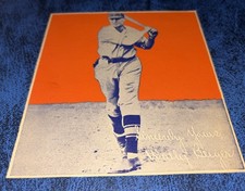 Wally Berger Milwaukee Braves 1935 Wheaties Hand Cut Box Card