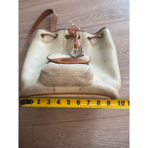 Dooney & Bourke Vintage Bucket Bag mit Kordelzug Leder Schultertasche - Bild 13 von 13