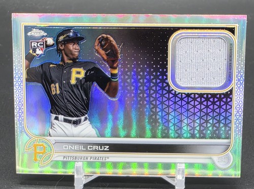 O'Neil Cruz RC Game Used Relic 2022 Topps Chrome CRR-OC Rookie Baseball Card ⚾️