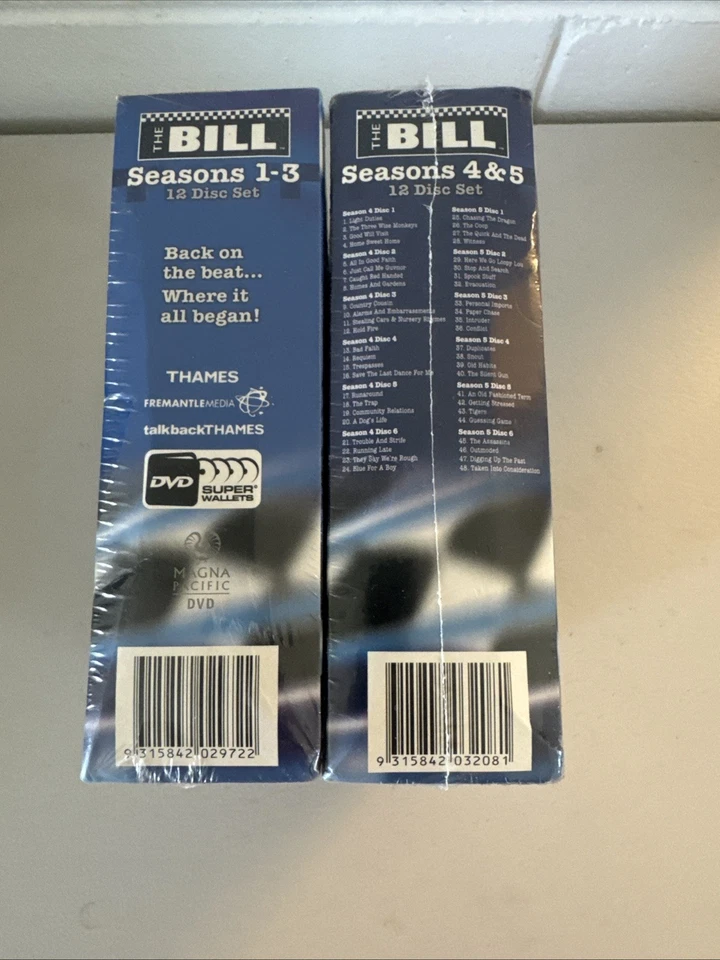 The Bill Season 1-5 DVD Special Edition Wallets 24 Disc Set PAL Factory Sealed - Image 3 of 4