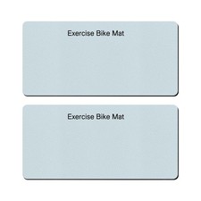 Stationary Bike Mat Under Exercise Bike Training Pad PVC 6mm Thick Gym Mat