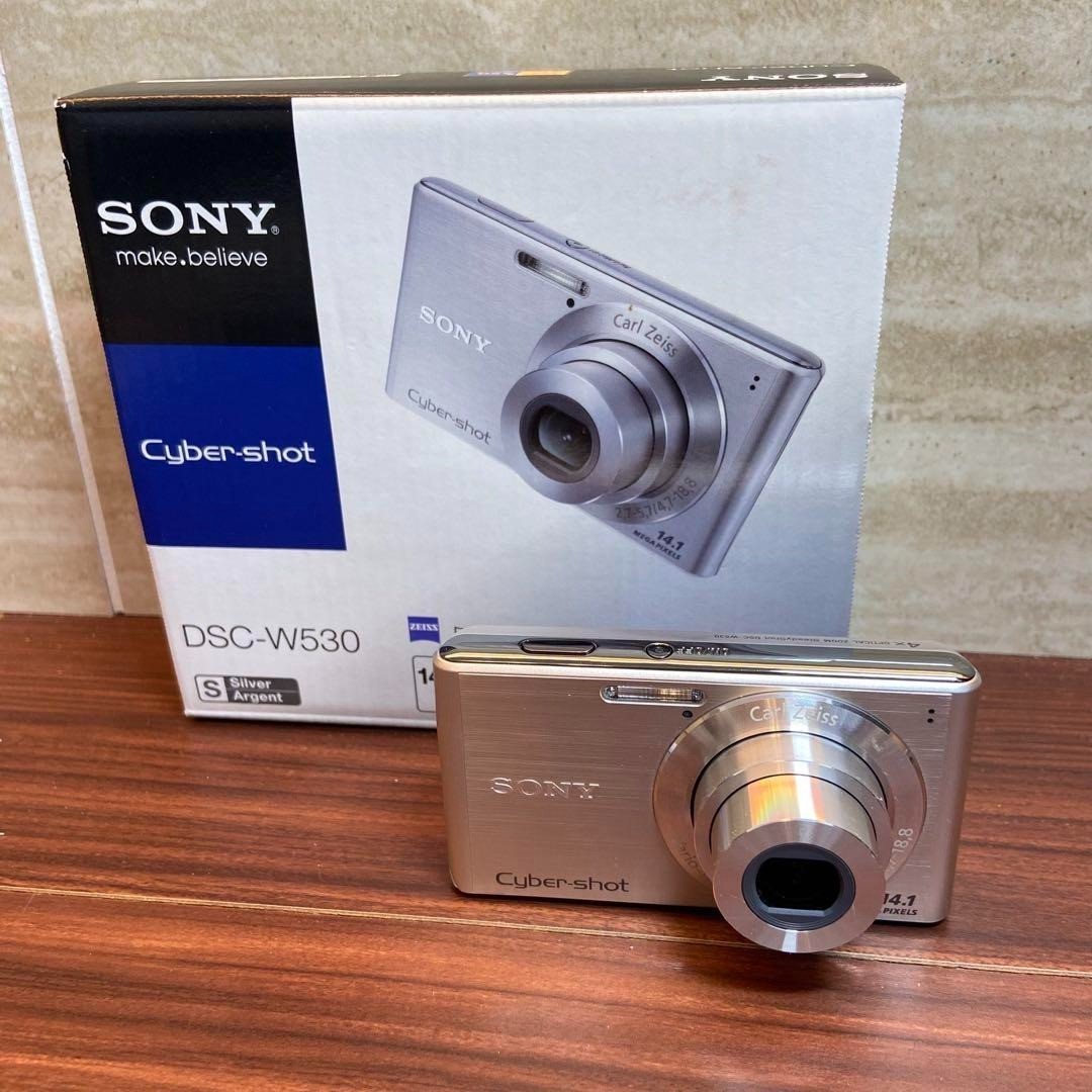 デジカメ　SONY Cyber-shot DSC-W530 ブルー　動作確認済 Top Mint] SONY Digital Camera Blue DSC-W530 Cyber Shot 4.0x