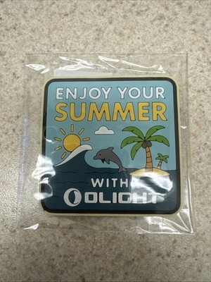 Olight Patch |  ''Enjoy Your Summer with Olight''  |  Limited Edition Swag  |  NEW