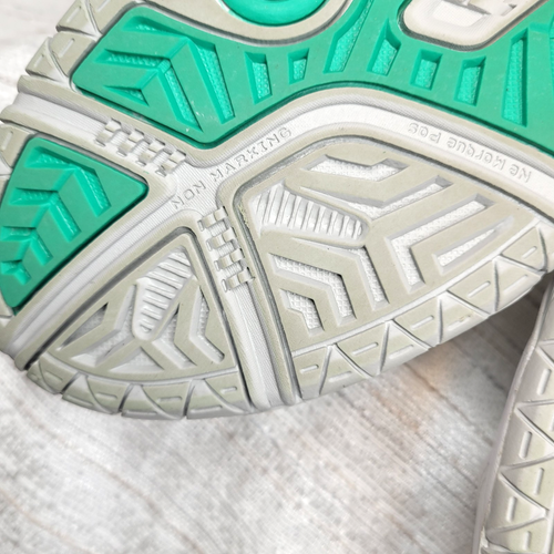 Asics Damen 9,5 Gel Dedicate E557Y Weiß Laufen Tennisschuhe Turnschuhe - Bild 16 von 18