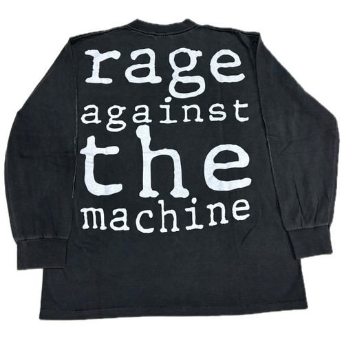 Vintage Rage Against The Machine Burning Monk Size L Long Sleeve Shirt REPRINT - Picture 4 of 7
