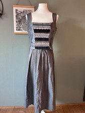 Cocovero Dirndl Zweiteilig Seide Grau Gr. 40 