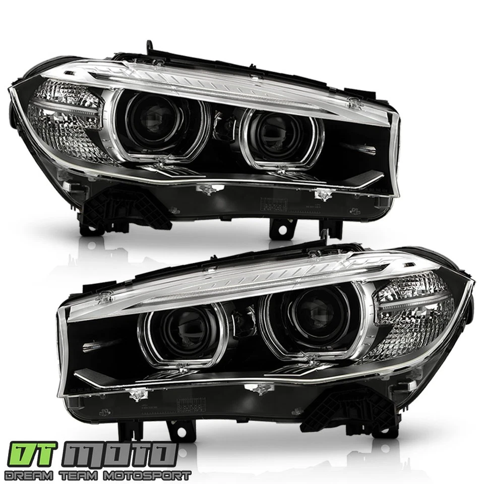 For 2014-2018 BMW X5 F15 F85 HID/Xenon Type Headlights Headlamps Pair Left+Right - Imagem 2 de 4